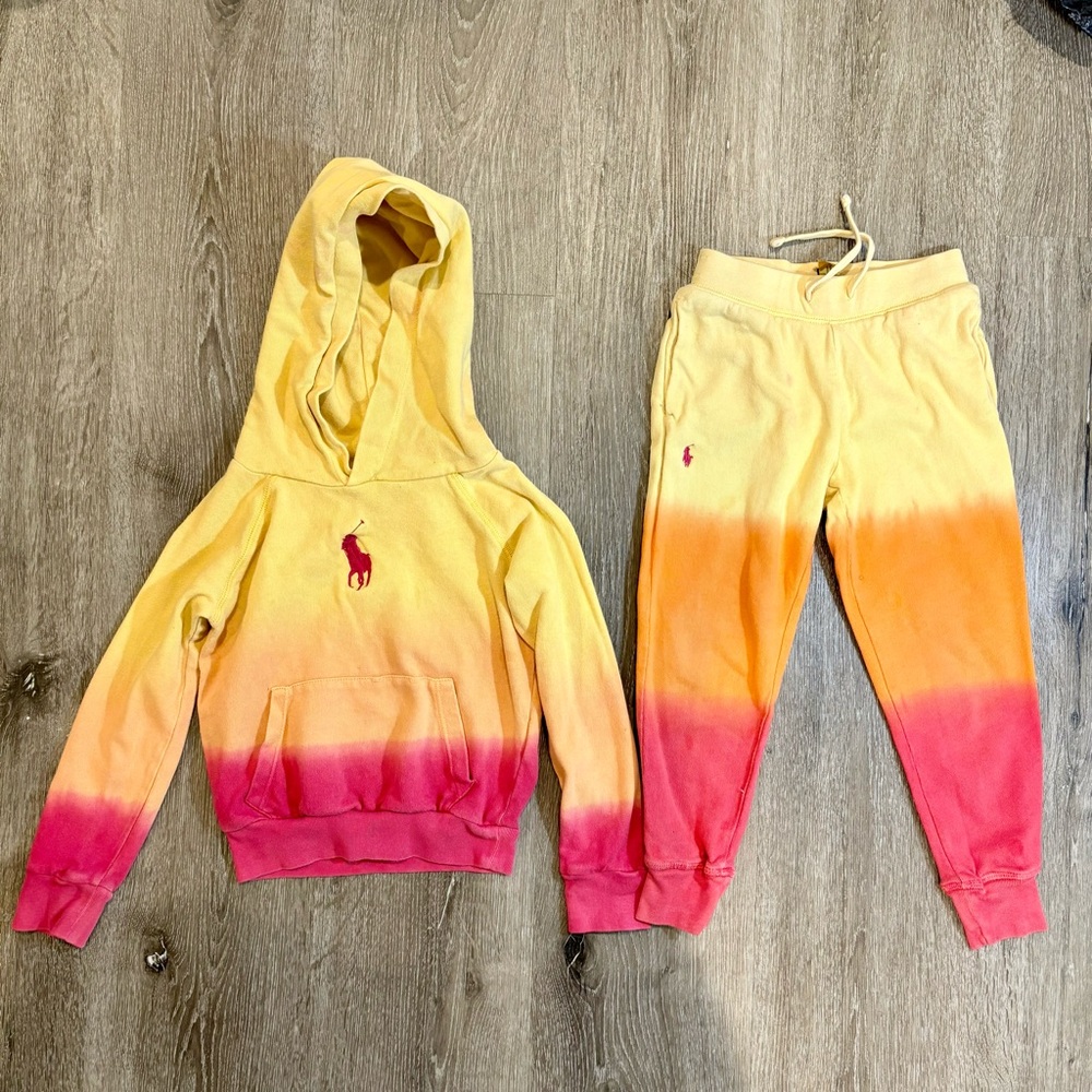 Polo Ralph Lauren 4/4T Long Sweatshirt & Pants Set